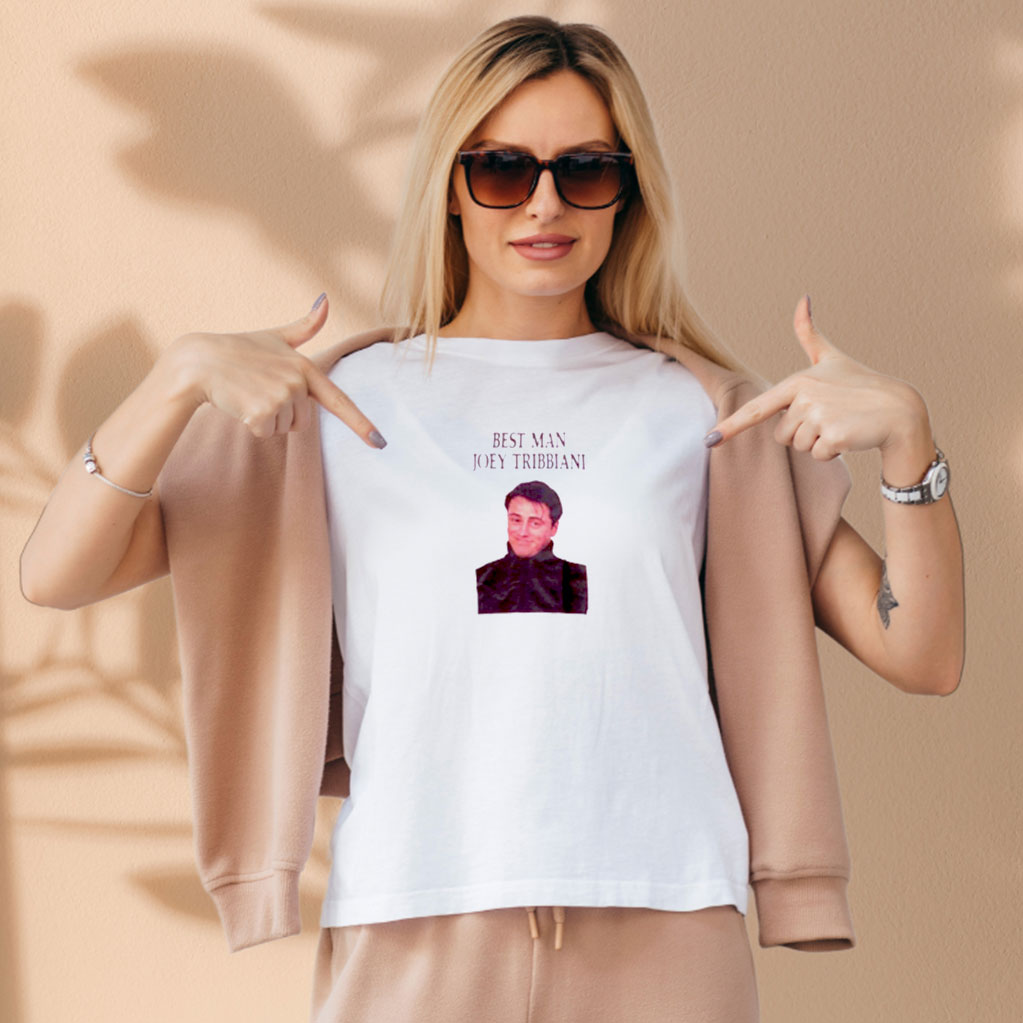 Best Man Joey Tribbiani Aesthetic Graphic Tees