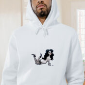 Bettie Page Bondage Rope Graphic Hoodie