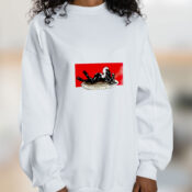 Bettie Page Monroe Shibari Bondage Graphic Sweatshirt