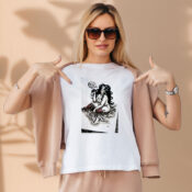 Bettie Page Monroe Shibari Bondage Rope Pin Up Boudior Aesthetic Graphic Tees