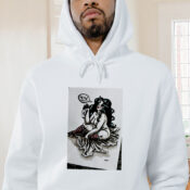 Bettie Page Monroe Shibari Bondage Rope Pin Up Boudior Graphic Hoodie