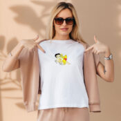 Betty Boop And Winnie Pooh Love Honey Aesthetic Graphic Tees