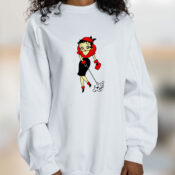 Betty Boop Dog Graphic Sweatshirt