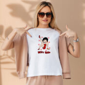 Betty Boop Lips Aesthetic Graphic Tees