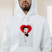 Betty Boop Love Graphic Hoodie