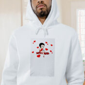 Betty Boop Love Love Graphic Hoodie