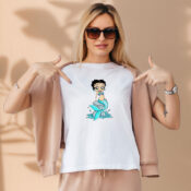 Betty Boop Mermaid Aesthetic Graphic Tees