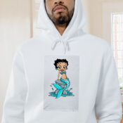 Betty Boop Mermaid Graphic Hoodie