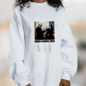 Biden Harris High Five 2020 Kamala Joe Graphic Sweatshirt
