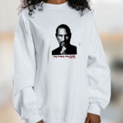 Big Guys Rule Big And Tall Steve Jobs Quote Graphic Sweatshirt