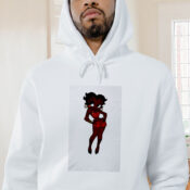 Black Betty Boop Graphic Hoodie