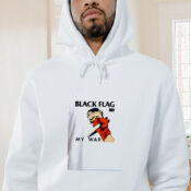 Black Flag My War Vintage Album Graphic Hoodie
