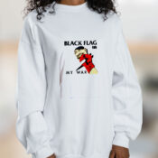 Black Flag My War Vintage Album Graphic Sweatshirt