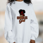 Black Girl Florida State Seminoles Graphic Sweatshirt