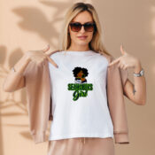 Black Girl Seattle Seahawks Aesthetic Graphic Tees