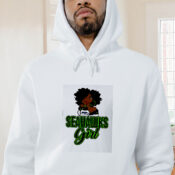 Black Girl Seattle Seahawks Graphic Hoodie