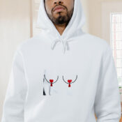 Boobs Valentine's Day Graphic Hoodie