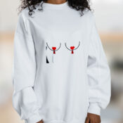 Boobs Valentine's Day Graphic Sweatshirt