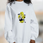 Bootleg Bart Snoopy Mickey Skate Graphic Sweatshirt