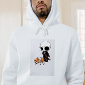 Broken Pumpkin Graphic Hoodie