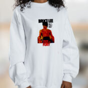 Bruce Lee Fist Of Fury 1972 Graphic Sweatshirt