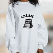 C R E A M Money Graphic Sweatshirt