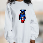Captain Rottweiler Graphic Sweatshirt