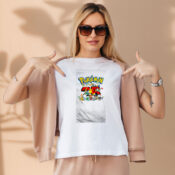 Cartoon Pokemon 25th Anniversary Aesthetic Graphic Tees
