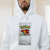 Cartoon Pokemon 25th Anniversary Graphic Hoodie