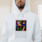 Cartoonized Coraline Graphic Hoodie