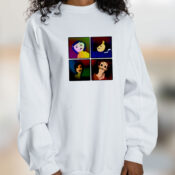 Cartoonized Coraline Graphic Sweatshirt