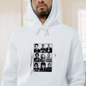 Celebrities Mugshot Graphic Hoodie