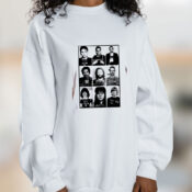 Celebrities Mugshot Graphic Sweatshirt