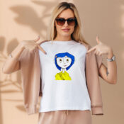 Character Coraline From The Animated Movie Aesthetic Graphic Tees