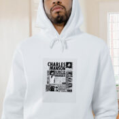 Charles Manson Criminal Poster Graphic Hoodie