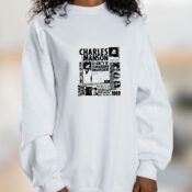 Charles Manson Criminal Poster Graphic Sweatshirt