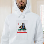 Cheech And Chong California Republic Flag Graphic Hoodie