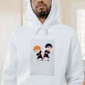Chibi Shoyo And Kageyama Graphic Hoodie