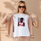Chicago Bulls Championship Michael Jordan Smoking A Cigar Aesthetic Graphic Tees
