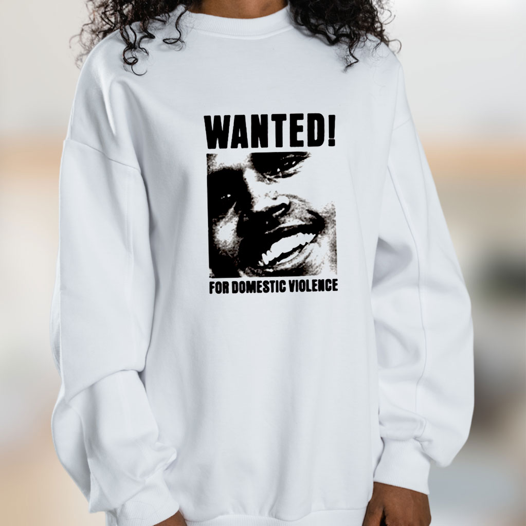 Chris Brown Wanted For Domestic Violence Graphic Sweatshirt