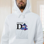 Christian D Eeyore Parody Graphic Hoodie