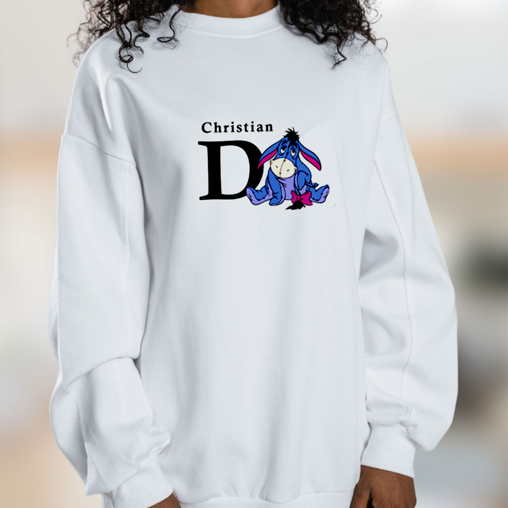 Christian D Eeyore Parody Graphic Sweatshirt