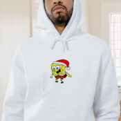 Christmas Day Spongebob Tv Cartoon Graphic Hoodie