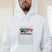 Christmas Inspired Snack Goals Parody Graphic Hoodie