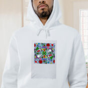 Christmas Mosaic Graphic Hoodie