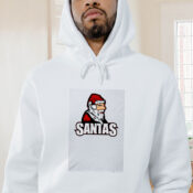 Christmas Santa Happy New Year Graphic Hoodie