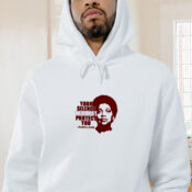 Civil Rights Inspirational Quote Graphic Hoodie