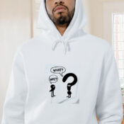 Comma To Question Mark Wait What Graphic Hoodie