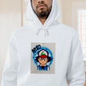 Cool Ash Ketchum Airbrushed Unisex Graphic Hoodie