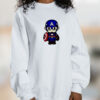 Cute Captain America Chibi Graphic Sweatshirt